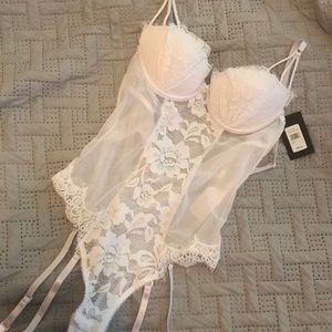 Brand new white lingerie Fredrick’s of Hollywood